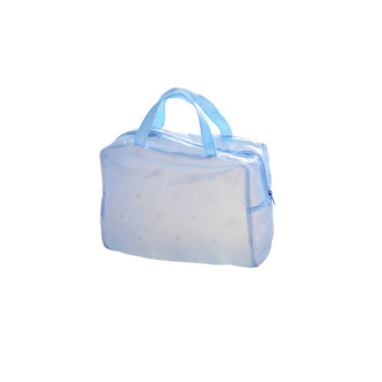 5 цветна водоустойчива PVC чанта за съхранение на козметика Дамски прозрачен органайзер за Компресираща торбичка за грим Пътуващи чанти за баня