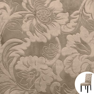 Husă pentru scaun din material textil în relief pentru sufragerie Husă elastică moale pentru scaune de sufragerie Husă pentru scaune pentru decorarea casei de iarnă