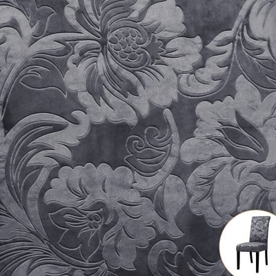 Husă pentru scaun din material textil în relief pentru sufragerie Husă elastică moale pentru scaune de sufragerie Husă pentru scaune pentru decorarea casei de iarnă