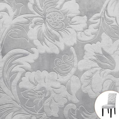 Husă pentru scaun din material textil în relief pentru sufragerie Husă elastică moale pentru scaune de sufragerie Husă pentru scaune pentru decorarea casei de iarnă