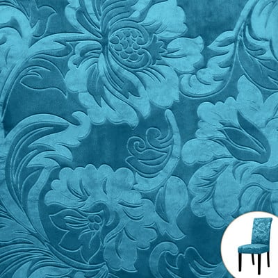 Husă pentru scaun din material textil în relief pentru sufragerie Husă elastică moale pentru scaune de sufragerie Husă pentru scaune pentru decorarea casei de iarnă