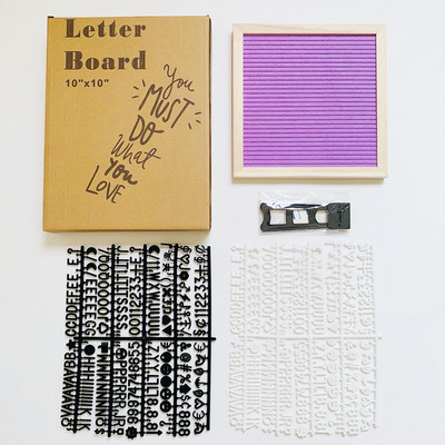 10x10 hüvelykes fa üzenőtábla parafa tábla fali dekoráció filc levéltábla tölgy 460 betűs húzózsinór táska filc levéltábla lakberendezés