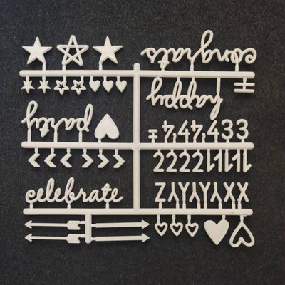 Символи за дъска за писма от филц Табла за съобщения Табла за съобщения Съответстващи букви Аксесоари за декорация на дома Числа Офис декор