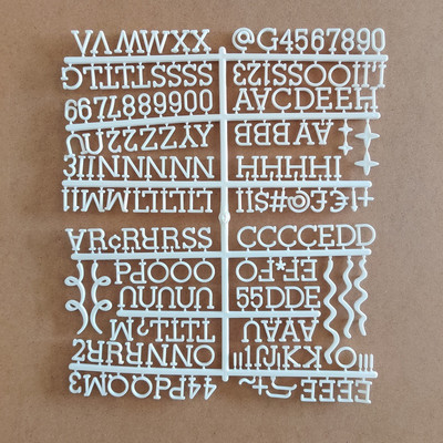 Символи за дъска за писма от филц Табла за съобщения Табла за съобщения Съответстващи букви Аксесоари за декорация на дома Числа Офис декор