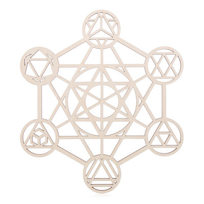 Medinės sienos Menas Namų dekoras Gyvybės gėlė Energijos kilimėlis Dekoratyvinės lentos Amatai Medžio gabalas Padėkliukai Šventos geometrijos ornamentas