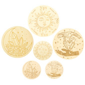 Kūrybingas saulės mėnulio raštas medinis būrimas švytuoklinė lenta lazeriu pjaustyta metafizinė altoriaus krištolinė ekrano padėkliukų namų dekoracija