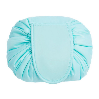 „Lazy Men“ laikymo krepšys, spausdinantis virvelę, makiažo organizatorius, nešiojamasis kelioninis kosmetika, moteriškas krepšys, apvalus, dulkėms atsparus dangtelis