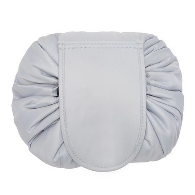 „Lazy Men“ laikymo krepšys, spausdinantis virvelę, makiažo organizatorius, nešiojamasis kelioninis kosmetika, moteriškas krepšys, apvalus, dulkėms atsparus dangtelis