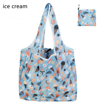 Lausriidest korduvkasutatavad ostukotid Naiste kokkupandav kandekott Kokkupandav suure mahutavusega käekotid Kaasaskantav riidest ökotoidukott