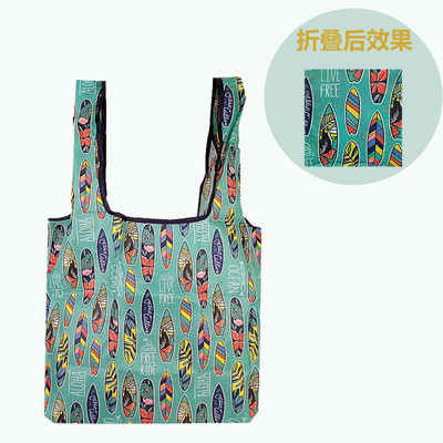 Lausriidest korduvkasutatavad ostukotid Naiste kokkupandav kandekott Kokkupandav suure mahutavusega käekotid Kaasaskantav riidest ökotoidukott