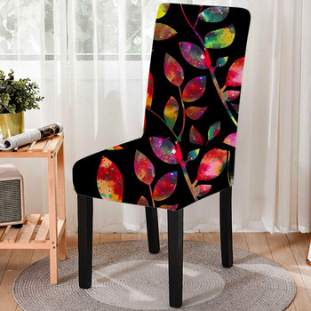 Нова калъфка за стол с печат на мандала, еластична калъфка за стол за трапезария Strech Кухненски табуретки Калъфи за седалки Housse De Chaise Home Decor