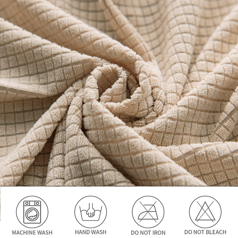 Ūdensnecaurlaidīgs noņemams ēdamistabas krēsla sēdekļa pārvalks Žakarda elastīga krēsla sēdekļa spilvena pārvalks ēdamistabas virtuves banketam