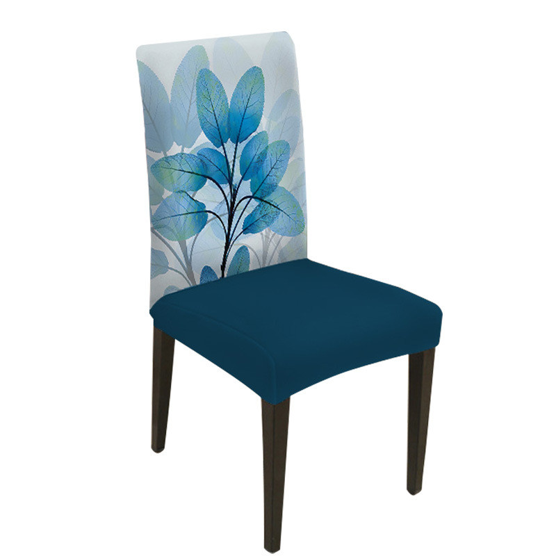 1kom Mliječno svilena rastezljiva tkanina Jednodijelna univerzalna navlaka za stolice Navlake za stolice Blagovaonica Home Decor Uredske stolice Navlake za hotelske stolice