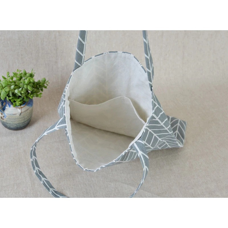 5 krāsu sieviešu pircēju soma Rūtainā lina kokvilnas audekla iepirkšanās plecu somas Videi draudzīgas salokāmas pārnēsājamas pārtikas preču somas