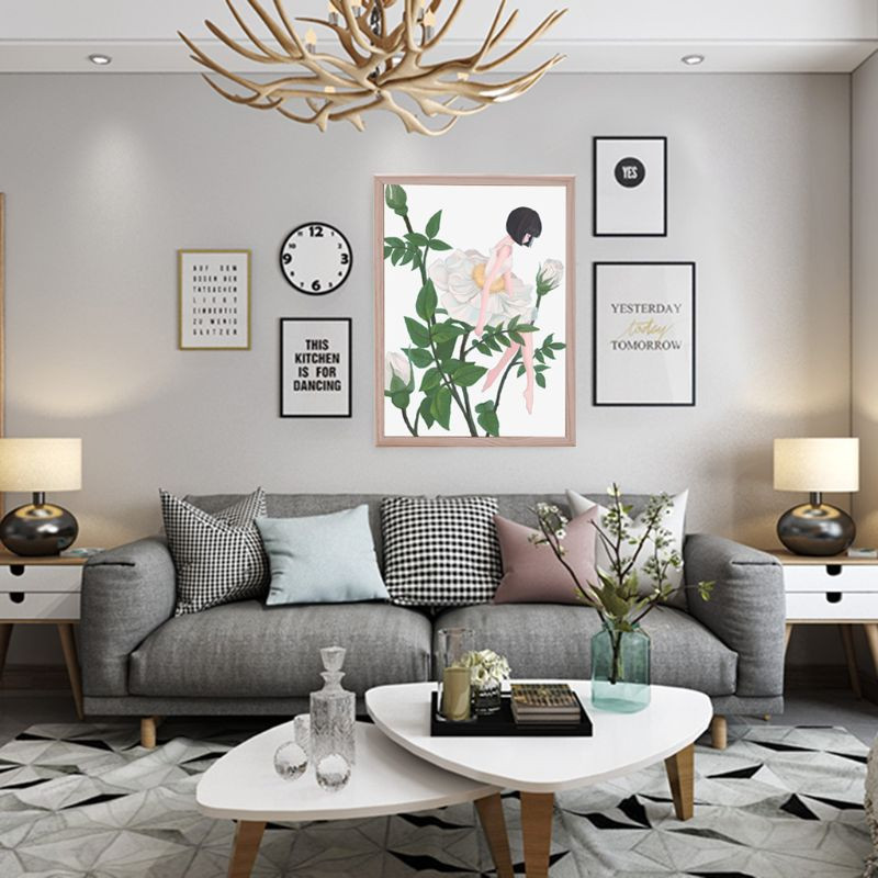 KX4B korķa dēlis ar koka rāmi Dekoratīvs Viegli pakarināms Praktisks dekors Viegli lietojams