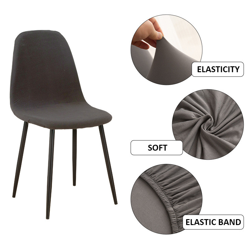 Shelli tooli kate Spandex Stretch odavad lühikese seljatoega tooli katted, trükitud söögitoa istmekatted kodubaari hotelli peo banketi jaoks