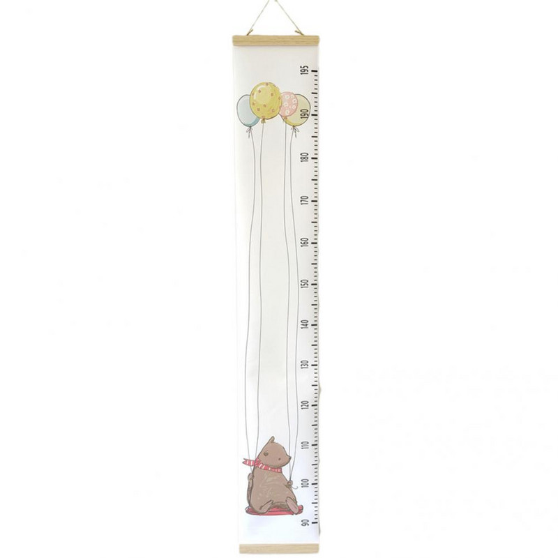 Jauna piekarināma sienas uzlīme bērnu istabas dekorēšanai augstuma mērīšanas lineāla tapete mazuļiem bērniem piekarināma lineāla augšanas diagramma, noņemama