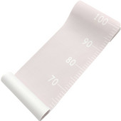 Augstuma pieauguma diagrammas lineāls bērniem, sienas koka rāmis, kanvas istabas dekors, 79 x 7,9 collas