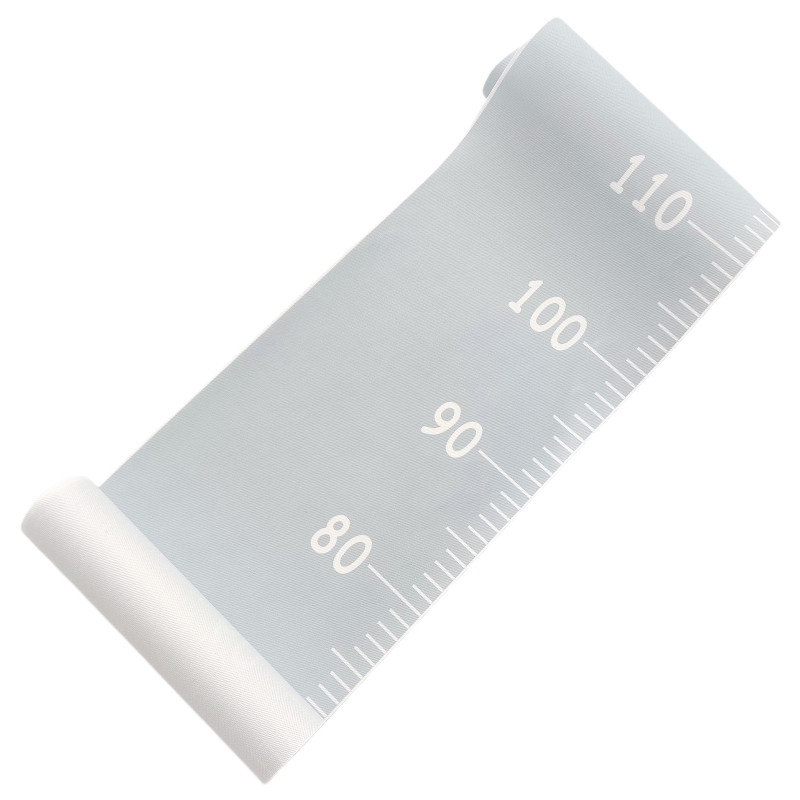 Augstuma pieauguma diagrammas lineāls bērniem, sienas koka rāmis, kanvas istabas dekors, 79 x 7,9 collas