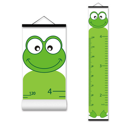 Dekoratīvs mazuļa augšanas diagrammas Anime plakāts bērnu istabas dekorēšanai Sienas dekors Karikatūra Koka augstuma diagramma Augstuma mērīšanas lineāls