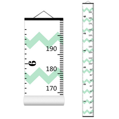 Dekoratīvs mazuļa augšanas diagrammas Anime plakāts bērnu istabas dekorēšanai Sienas dekors Karikatūra Koka augstuma diagramma Augstuma mērīšanas lineāls