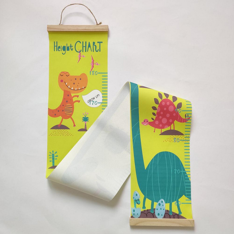 Ziemeļvalstu bērnu auguma lineāls, piekārts augšanas diagrammas sienas uzlīme bērnu istabai bērnudārza bērnu augšanas lineāla augšanas diagramma