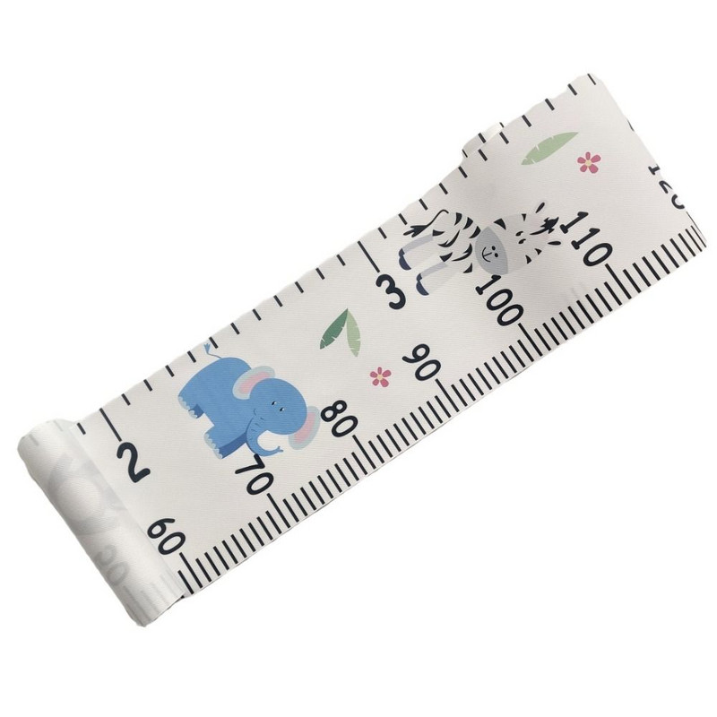 Atkārtoti lietojama sienas piekarināma smalka bērnu istabas koka karkasa bērnu augšanas diagramma augstuma diagrammas mērīšanas lineāls