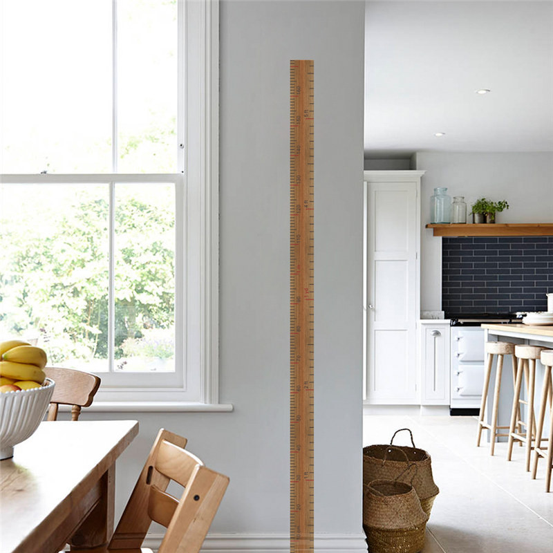 Αυτοκόλλητα τοίχου Creative Ruler Height Measure για Παιδικό Δωμάτιο Νηπιαγωγείου Σπίτι Τέχνη Pvc Decal Διακόσμηση DIY Growth Chart Τοιχογραφία