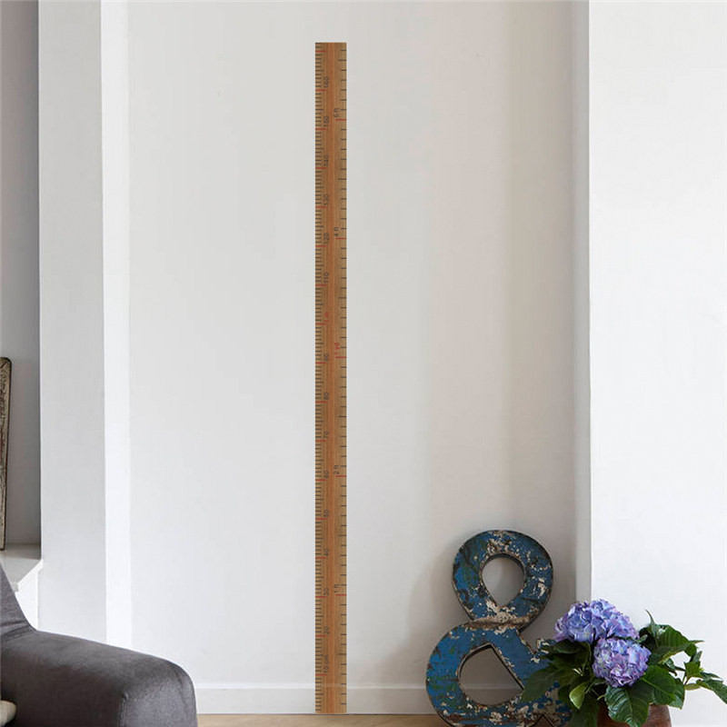 Αυτοκόλλητα τοίχου Creative Ruler Height Measure για Παιδικό Δωμάτιο Νηπιαγωγείου Σπίτι Τέχνη Pvc Decal Διακόσμηση DIY Growth Chart Τοιχογραφία