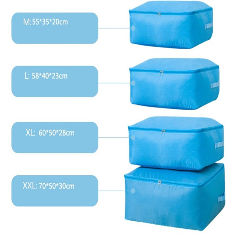 Torba za pohranu vrućih boja Sklopivi organizator za pohranu odjeće Prozračna posteljina Kutija za pakiranje predmeta Vodootporna torba za ormar za poplune