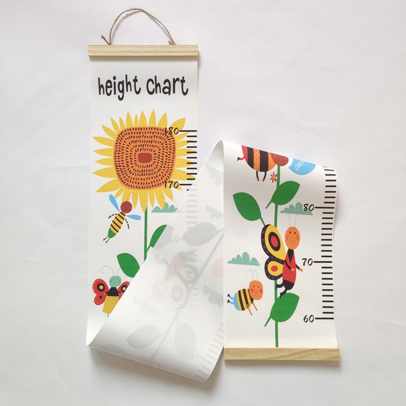 Bērna izaugsmes diagrammas indikators neausta auduma augstuma lineāls sienas uzlīme mēra zēniem meitenēm dzīvojamās istabas piekārtiem mājas dekoriem