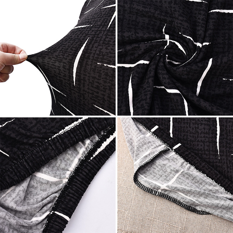 Noņemams īss atzveltnes krēsla pārvalks Krēsla putekļu aizsargs Biroja sēdekļa futrālis Dekoratīvās krēsla krēsla pārvalks kroga bāram Funda De Silla