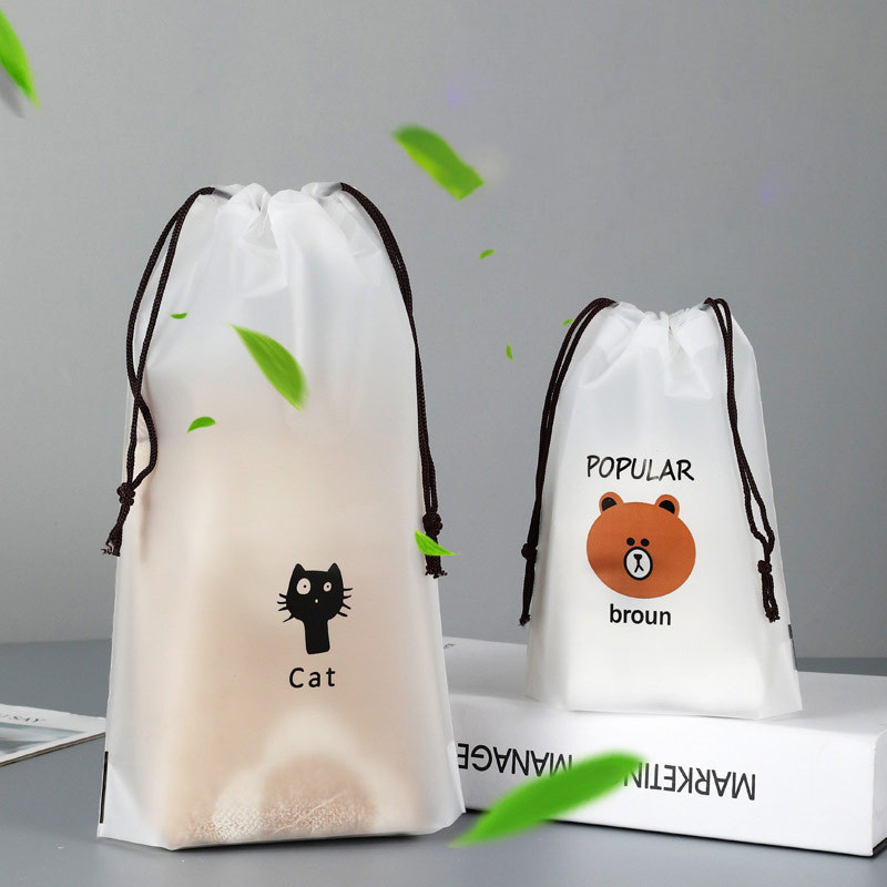 10 бр. Чанти за органайзер за пътуване Чанта за съхранение на шнурове за баня Козметика Прах Матирана кърпа Чорапи Опаковка Обувки Протектор Капак