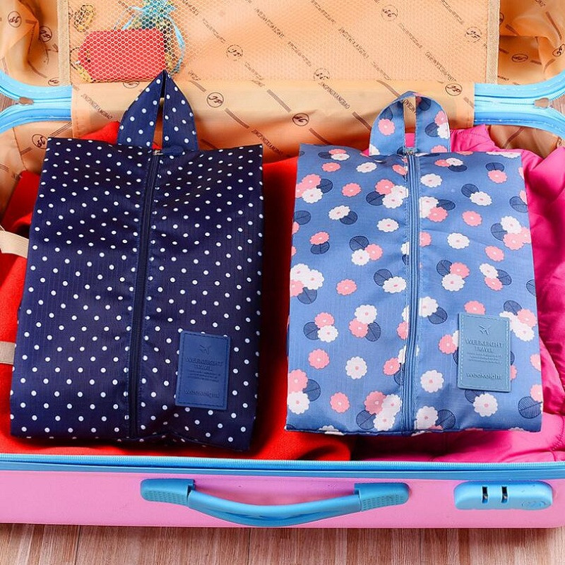 Prijenosna sklopiva vodootporna putna torba za cipele Torba za pohranu Zgodan organizator za pohranu na patentni zatvarač Sortiranje cipela Uštedite prostor SN-89