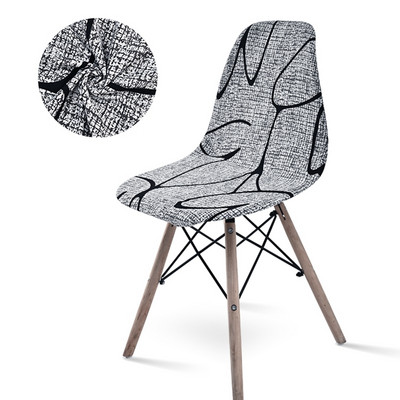 „Shell“ kėdės užvalkalas „Strettch“ valgomojo sėdynės dėklas, plaunamas berankių kėdžių užvalkalai, nuimamas baldų apsaugas, skirtas namų viešbučiui