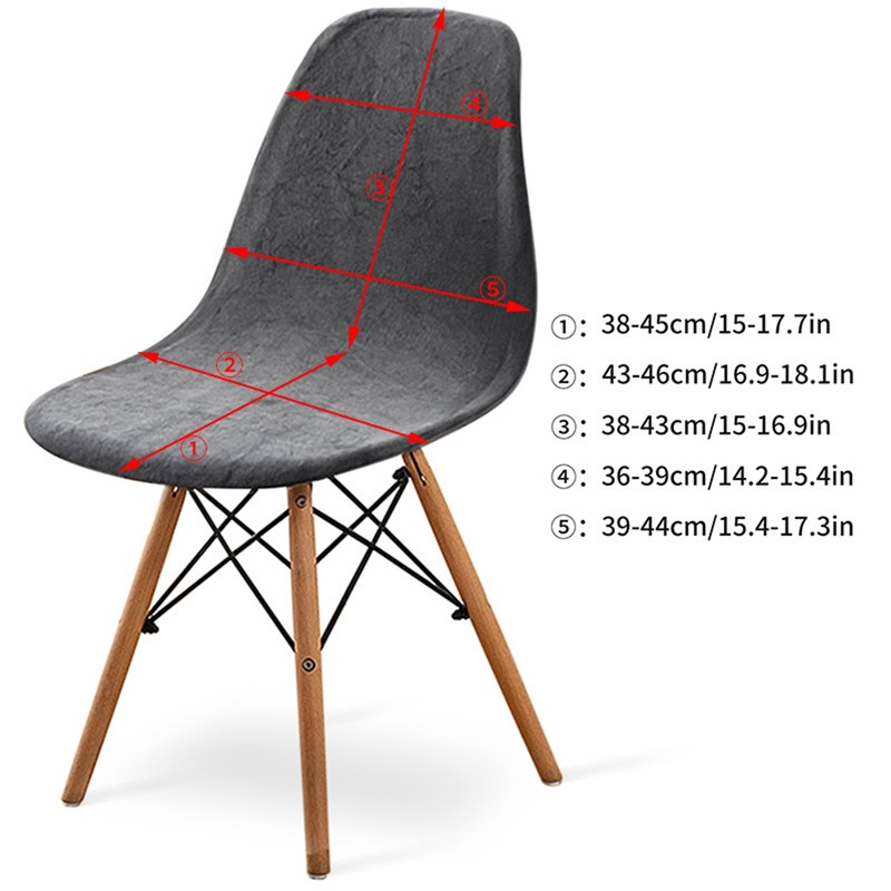 „Shell“ kėdės užvalkalas „Strettch“ valgomojo sėdynės dėklas, plaunamas berankių kėdžių užvalkalai, nuimamas baldų apsaugas, skirtas namų viešbučiui