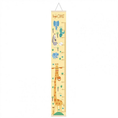 Kopásálló, élénk színű gyerekek magassági táblázat fali dekoráció lakberendezés