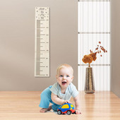 Laste kasvudiagramm puidust, jämevaba, sisukas isetegemise joonlaud beebidele laste kasvumõõtmisjoonlauale lasteaia mõõtkavas kõrguse diagrammi jaoks