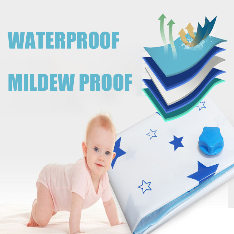 Kaasaskantav vaakumkompressioonikott paksendav suur lapiteki hoiukott Suure mahutavusega õhutusriided läbipaistev kott säästa ruumi