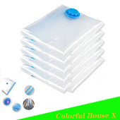 Popluni Odjeća Vakuumska torba za pohranu Vodootporni kompresijski zračni jastuk Sklopiva kućanska vreća za pohranu otporna na prašinu i vlagu