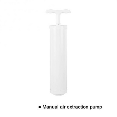 Gaisa sūkņa saspiests maisiņš Elektriskais sūknis ceļojumu vakuuma maisa sūknis Mini vakuuma blīvētājs Mašīnas vietas taupītājs apģērbam Ēdienu organizators