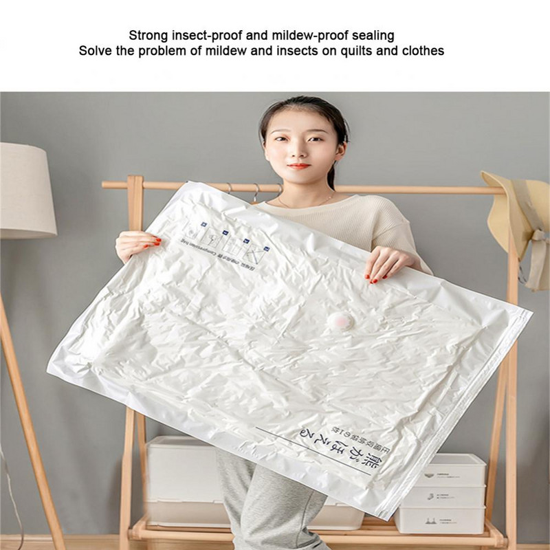 Gaisa sūkņa saspiests maisiņš Elektriskais sūknis ceļojumu vakuuma maisa sūknis Mini vakuuma blīvētājs Mašīnas vietas taupītājs apģērbam Ēdienu organizators