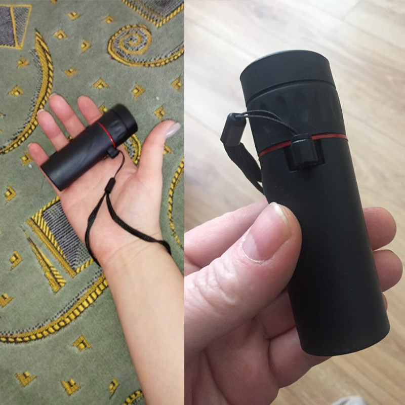 Dekoratyvinis monokulinis teleskopas 30x25 vandeniui atsparus mini nešiojamasis karinis priartinimas 10x taikiklis kelionėms medžioti