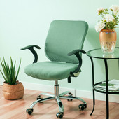 Elastīgi biroja krēslu pārvalki Izstiepjams spandeksa mazgājams krēsla sēdekļa pārvalks