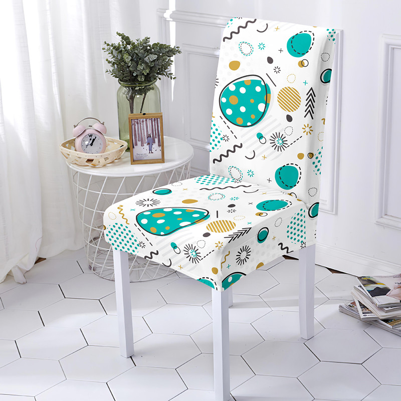 Happy Easter Egg Rabbit elastīgais krēsla pārvalks, elastīgs, noņemams, cieši ietīts sēdekļu pārvalks ēdamistabas virtuves birojam