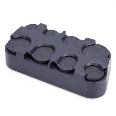 Automašīnu glabāšanas monētu maciņa ietaupījumu kastīte eiro monētu bankai monētu turētāja futrālis plastmasas maku turētāji seifi naudas kastes Skaidras naudas organizators