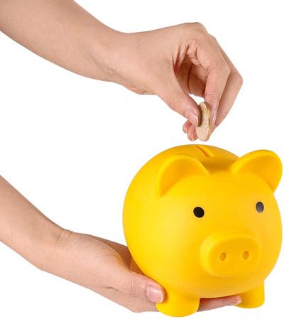 Jauka plastmasas cūku naudas banka Cūku naudas krājkaste Neplīstoša cūciņa banka zēniem, meitenēm praktiskas dzimšanas dienas dāvanas