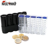 NICEYARD euro monetų dozatorius laikymo dėžutė pinigų dėžutės monetų laikymo piniginė Kūrybinis monetų laikiklis dėklas taupymo dėžutės stiklainis namų dekoras
