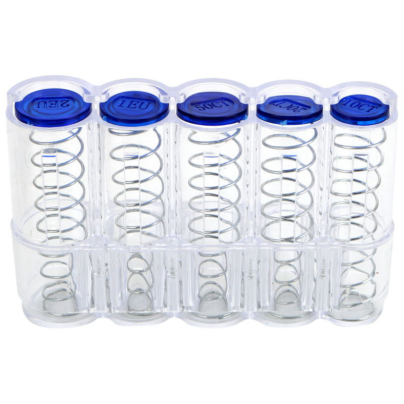 NICEYARD euro monetų dozatorius laikymo dėžutė pinigų dėžutės monetų laikymo piniginė Kūrybinis monetų laikiklis dėklas taupymo dėžutės stiklainis namų dekoras