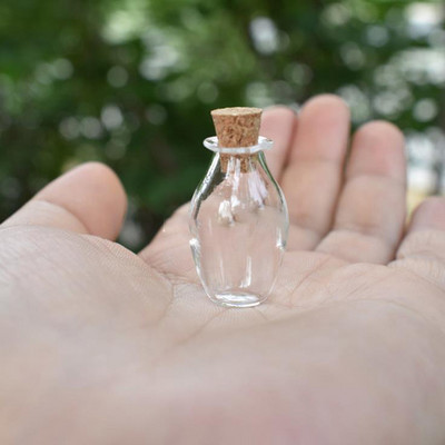 2 kom Mini staklene boce u boji Slatke boce s čepom Male boce na dar Sićušne staklenke Bočice 9 boja